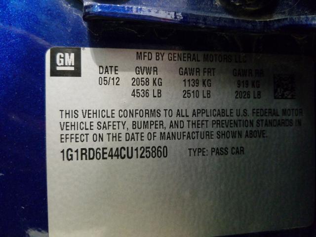 Chevrolet Volt 2012