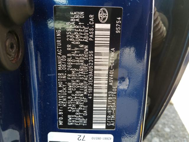 Toyota Camry Base 2010