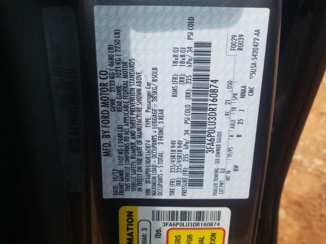 Ford Fusion SE 2013