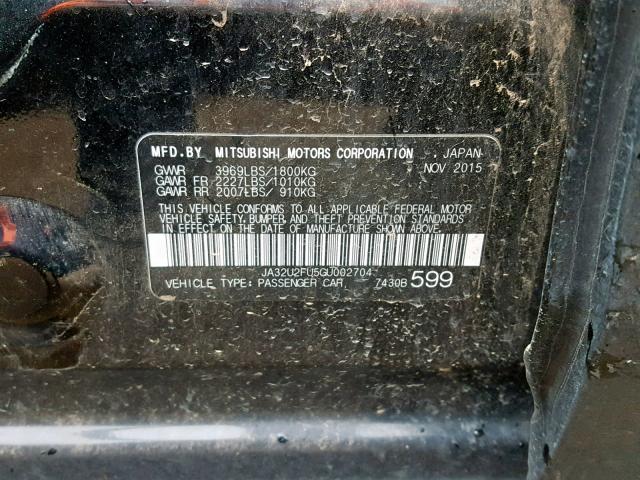 Mitsubishi Lancer ES 2016