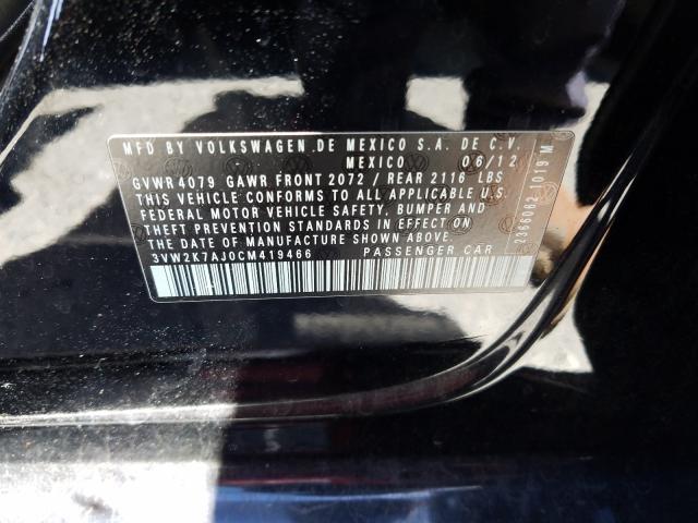 Volkswagen Jetta Base 2012