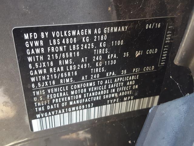 Volkswagen Tiguan S 2016