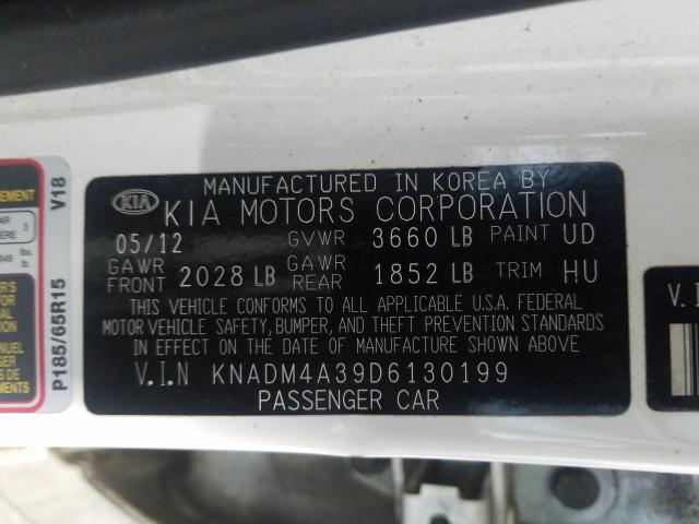 KIA Rio LX 2013