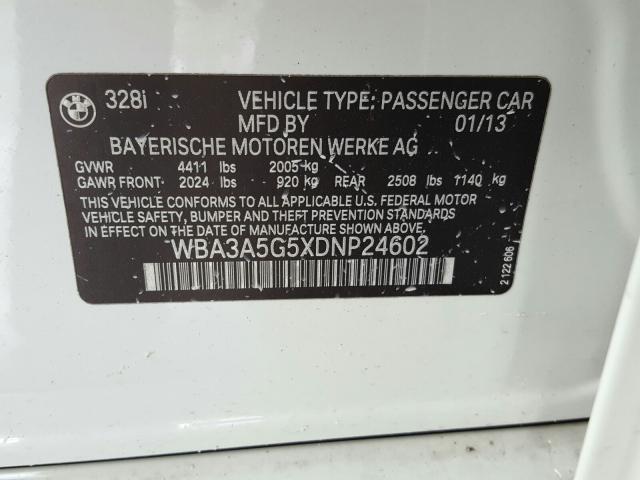 BMW 328 I 2013