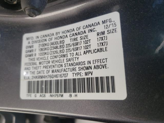 Honda CR-V EXL 2016