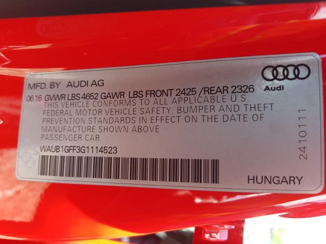 Audi S3 Premium 2016