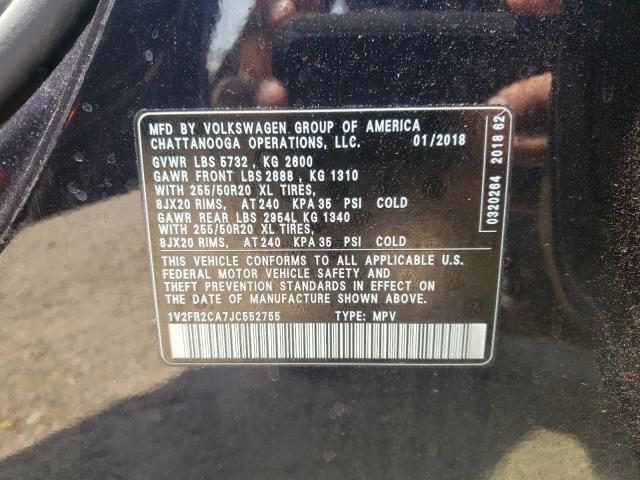 Volkswagen Atlas SE 2018