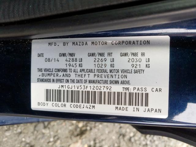 Mazda 6 Touring 2015