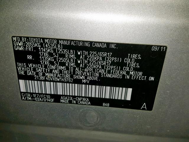 Toyota Rav4 2011