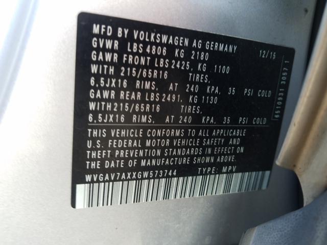 Volkswagen Tiguan S 2016