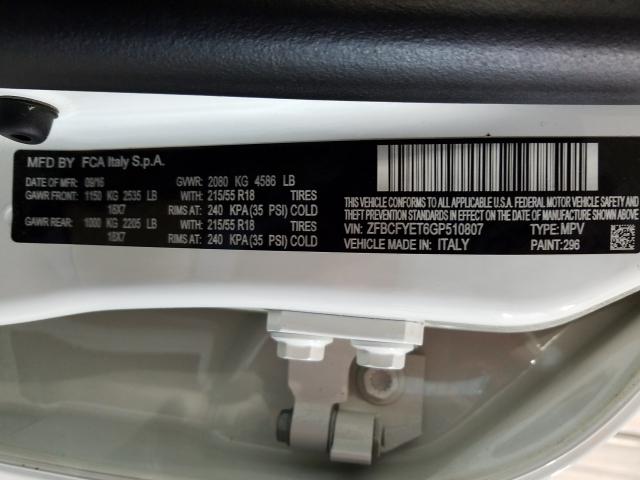 Fiat 500X Trekk 2016