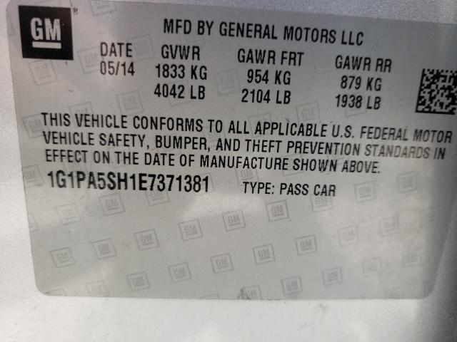 Chevrolet Cruze LS 2014