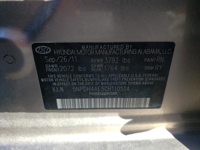 Hyundai Elantra GL 2012