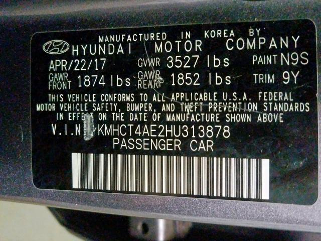Hyundai Accent SE 2017