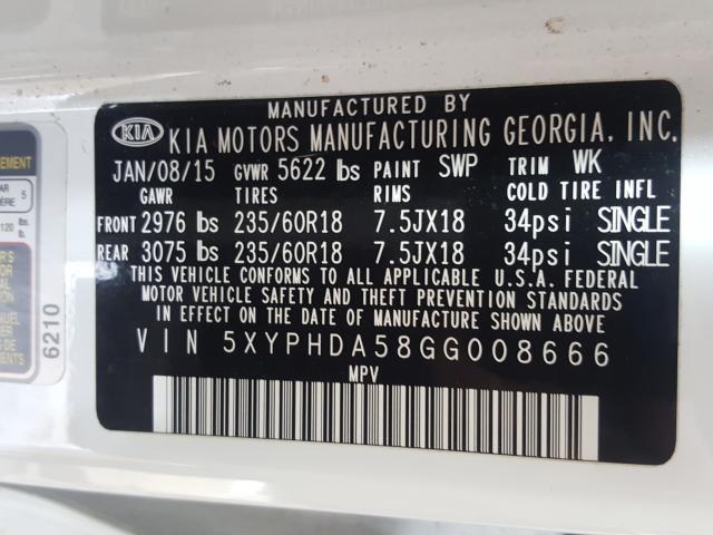 KIA Sorento EX 2016