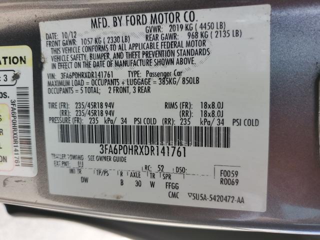 Ford Fusion SE 2013