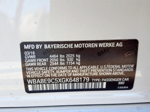BMW 328 I Sulev 2016