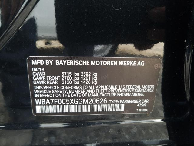 BMW 750 I 2016