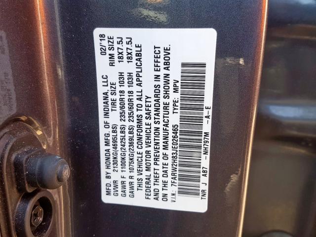 Honda CR-V EXL 2018