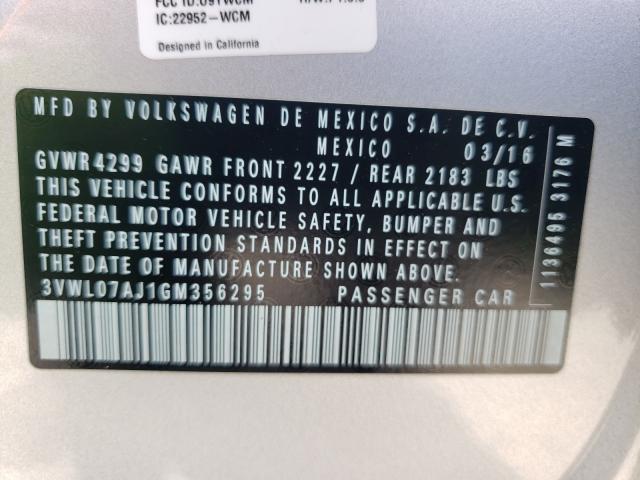Volkswagen Jetta SEL 2016