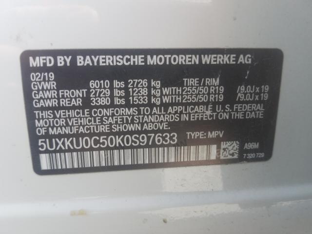 BMW X6 SDRIVE3 2019