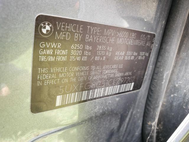 BMW X6 XDRIVE5 2012