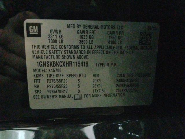 Chevrolet Tahoe K150 2017