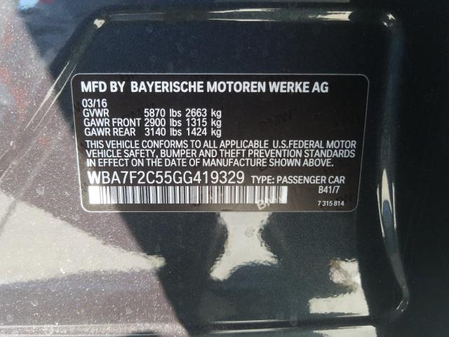BMW 750 XI 2016