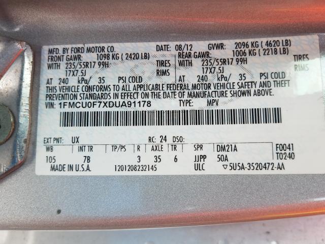 Ford Escape S 2013