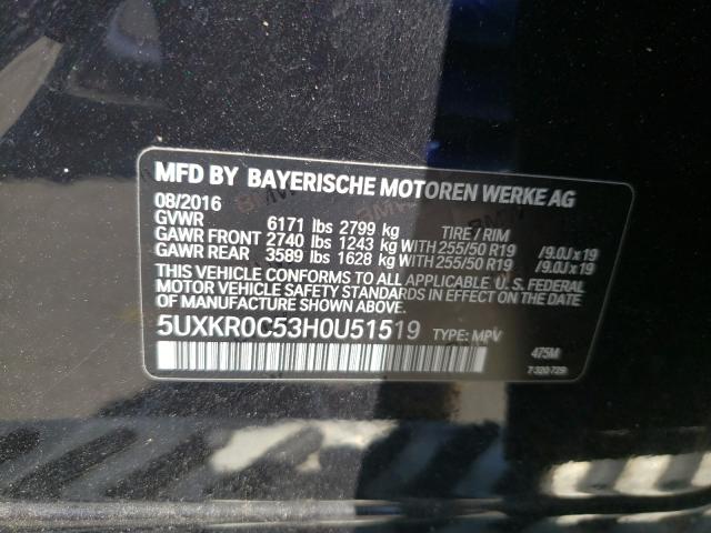 BMW X5 XDRIVE3 2017