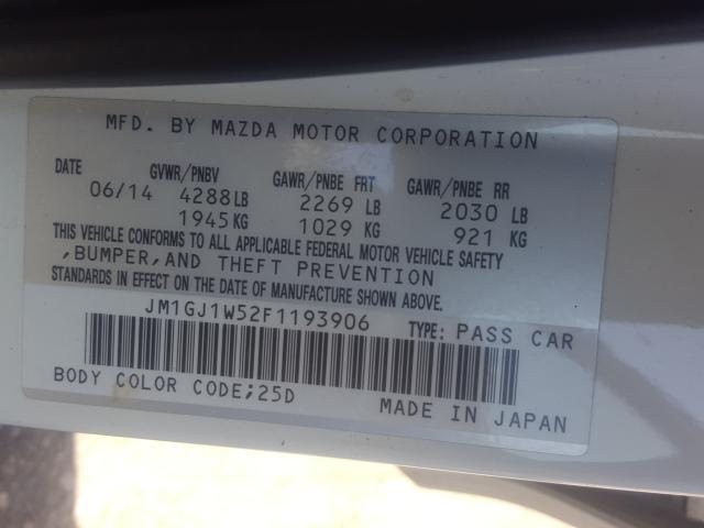 Mazda 6 Grand Touring 2015