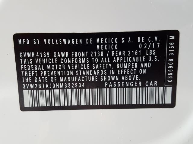 Volkswagen Jetta S 2017
