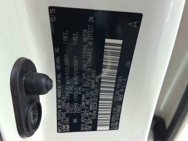 Toyota Sienna XLE 2015
