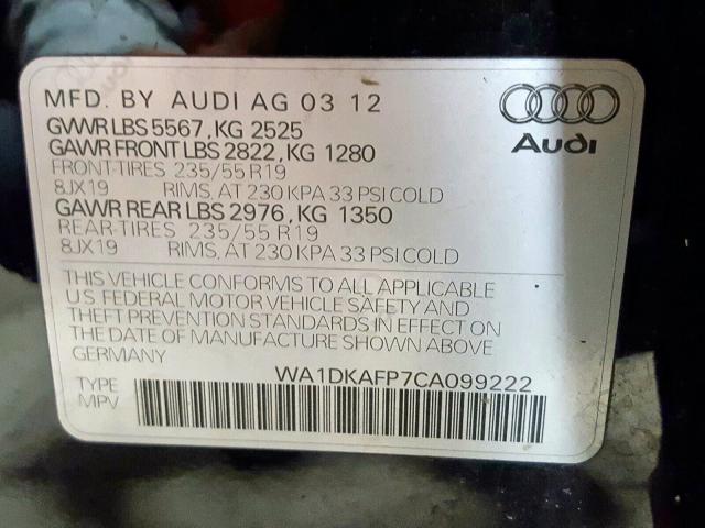Audi Q5 Premium 2012