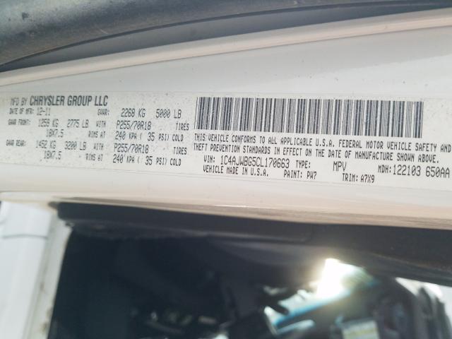 Jeep Wrangler S 2012