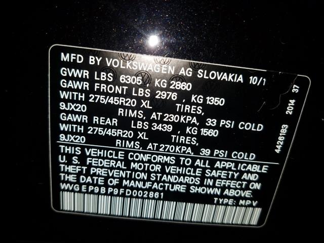 Volkswagen Touareg V6 2015