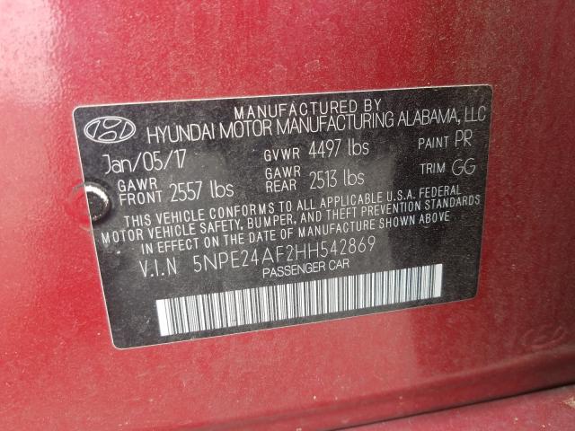 Hyundai Sonata SE 2017