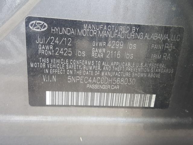 Hyundai Sonata SE 2013