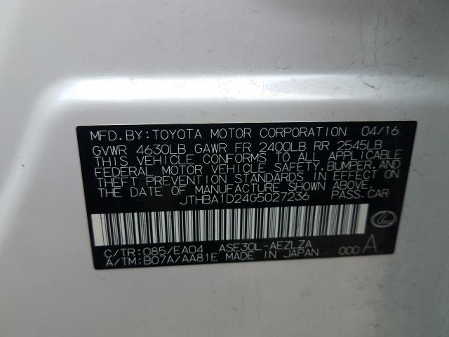 Lexus IS 200T 2016