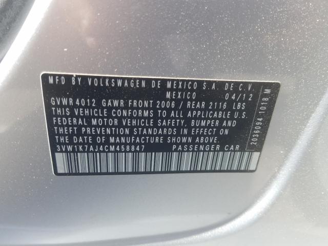 Volkswagen Jetta Base 2012