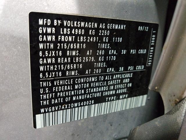 Volkswagen Tiguan S 2013