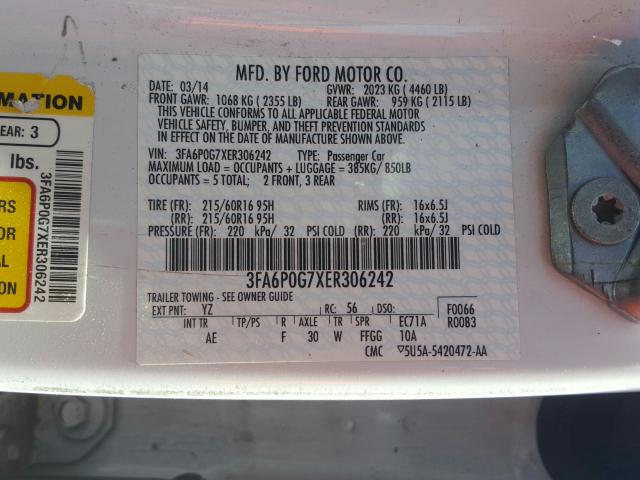 Ford Fusion S 2014