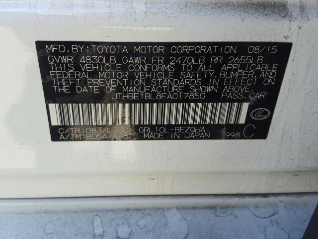 Lexus GS 350 2015