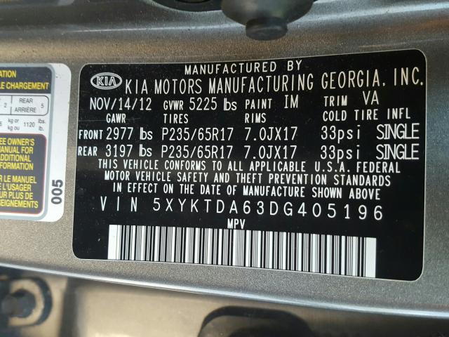 KIA Sorento LX 2013