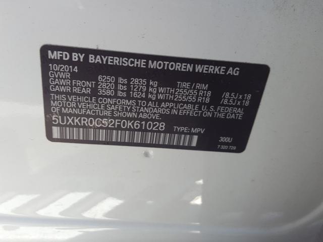 BMW X5 XDRIVE3 2015