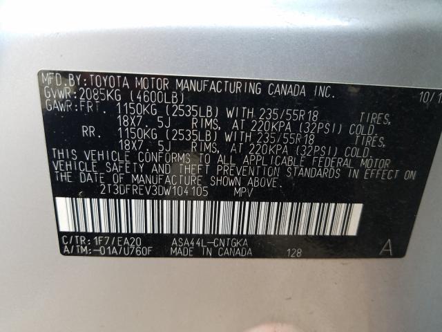 Toyota Rav4 Limited 2013