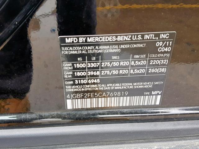 Mercedes-Benz GL 350 BLU 2012