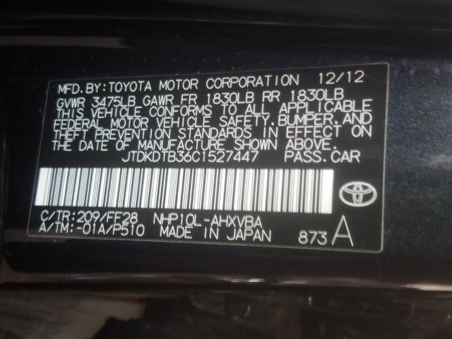 Toyota Prius C 2012