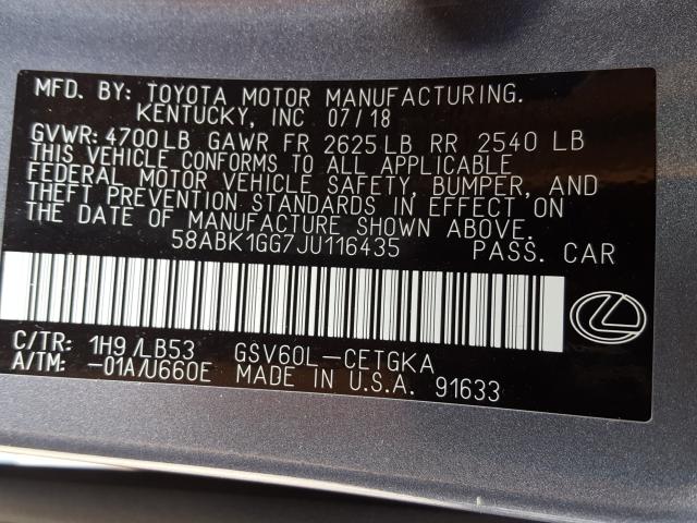 Lexus ES 350 2018