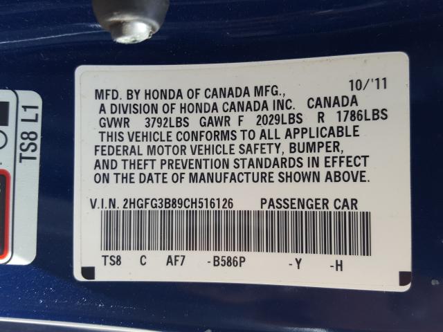 Honda Civic EX 2012